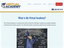 Tablet Screenshot of myvirtualacademy.com